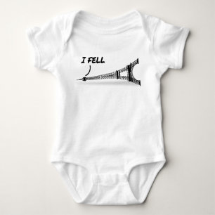 Body Para Bebé Funny Eiffel Tower Pun