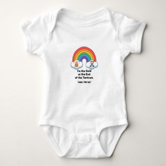 Body Para Bebé Funny "Gold at the End of the Tantrum" Rainbow Bab
