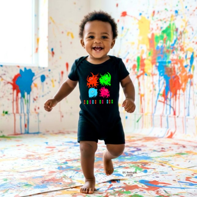 Body Para Bebé Funny monsters (Subido por el creador)