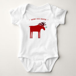 Body Para Bebé Funny Moose Holiday