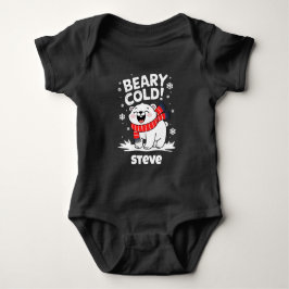 Body Para Bebé Funny Navidades de Polar Beary Fría Personalizados