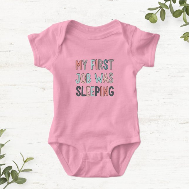 Body Para Bebé Funny Pink Bodysuit for Newborn – Perfect Gift  (Subido por el creador)