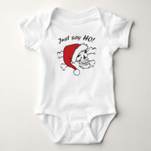 Body Para Bebé Funny Santa Skull