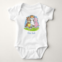Body Para Bebé Furry Friends Trio Onsie