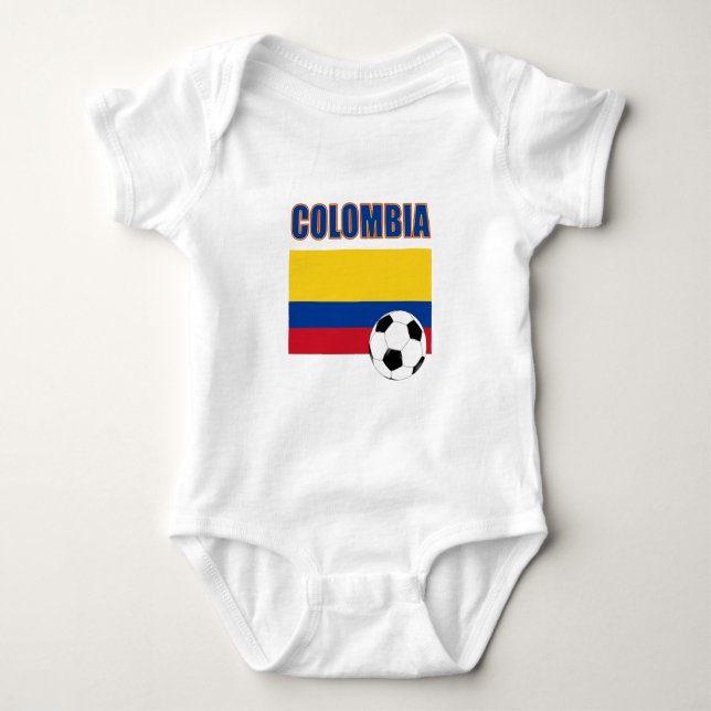 Body Para Bebé Fútbol 4032 de Colombia (Anverso)