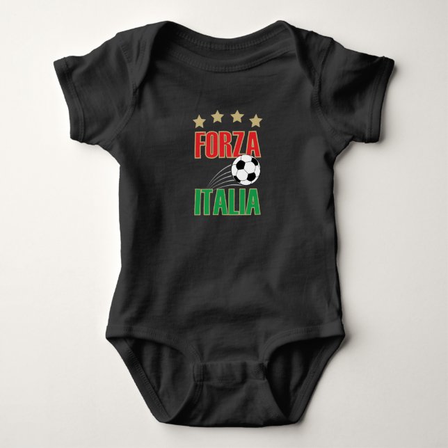 Body Para Bebé Fútbol de Forza Italia (Anverso)