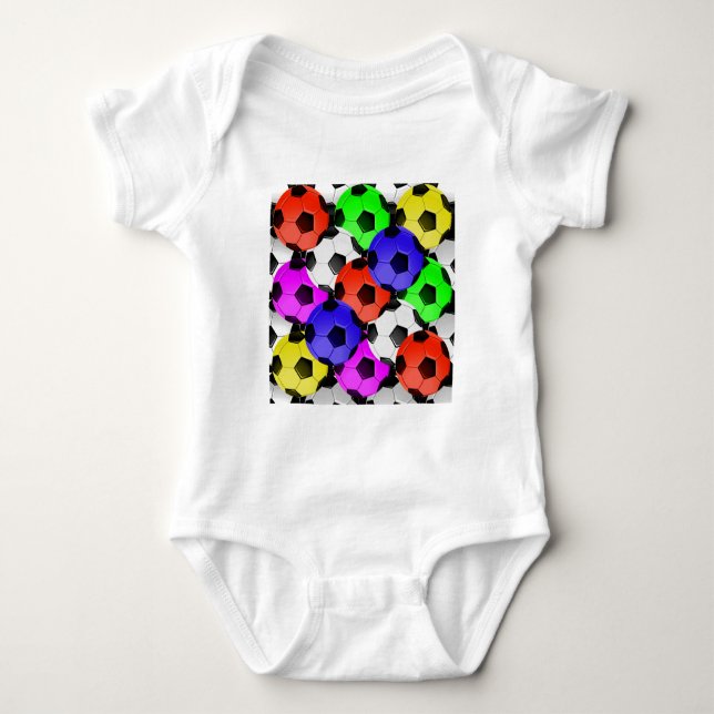 Body Para Bebé Fútbol o fútbol americano multicolor (Anverso)