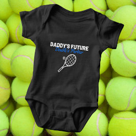 Body Para Bebé Futura cita de tenis de papá