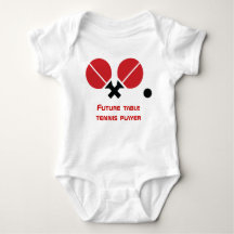 Futuras raquetas de ping-pong, pelota