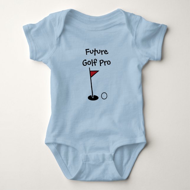 Body Para Bebé "Future Golf Pro" Baby Bodysuit (Anverso)