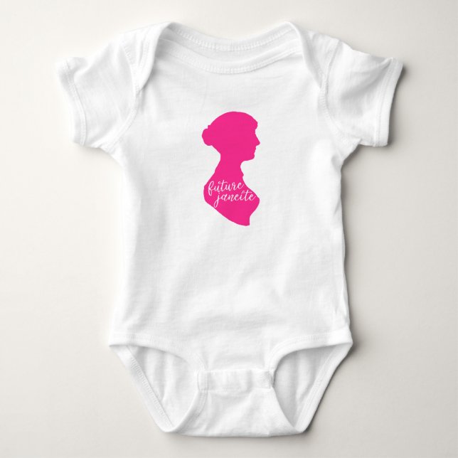 Body Para Bebé Future Janeite - Jane Austen Lover Baby Gift (Anverso)
