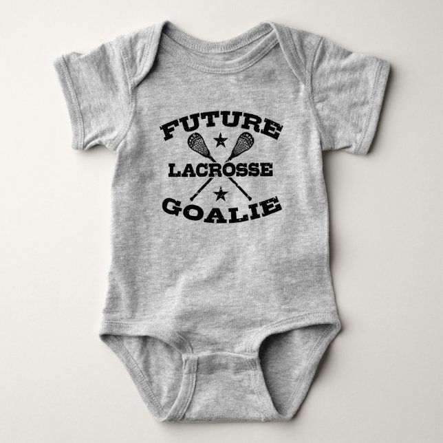 Body Para Bebé Future Lacrosse Goalie (Anverso)