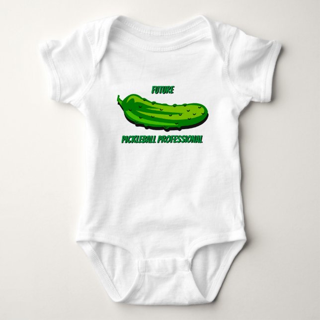 Body Para Bebé Future Pickleball Profesional Baby Bodysuit (Anverso)