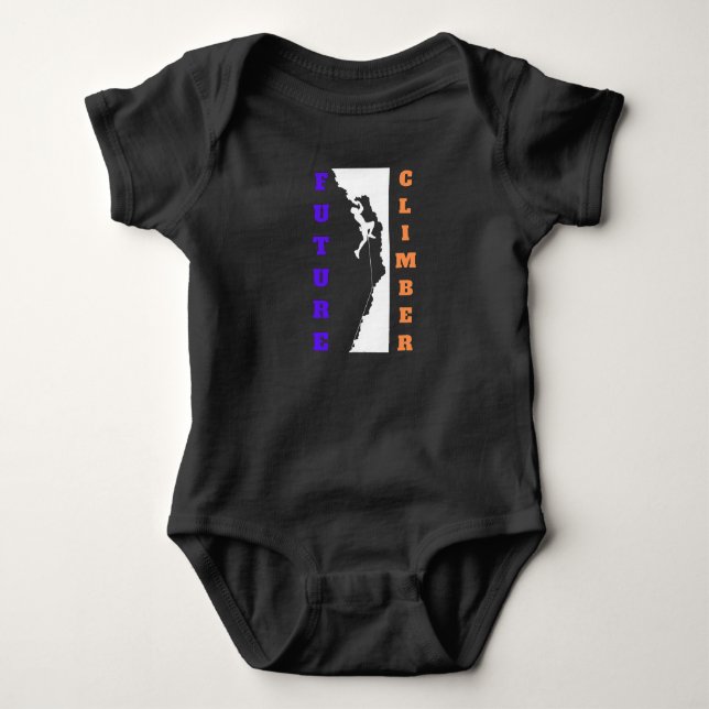 Body Para Bebé Future Rock Climber (Anverso)