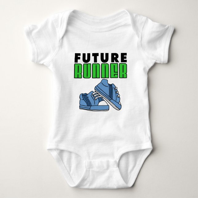Body Para Bebé Future Runner Boy (Anverso)