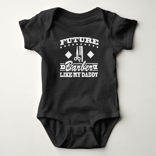 BODY PARA BEBÉ FUTURO BARBER COMO MI PAPÁ (Anverso)