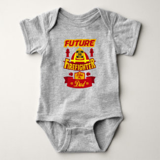 Body Para Bebé Futuro bombero como mi papá