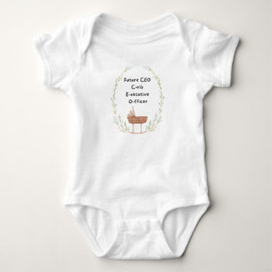 Body Para Bebé 💼 👶 ✨"Futuro CEO: Crib Executive Officer"