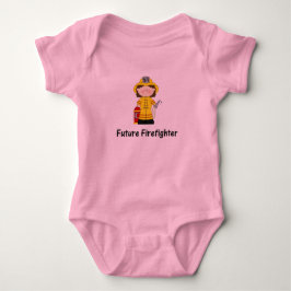 Body Para Bebé Futuro Chica de bomberos