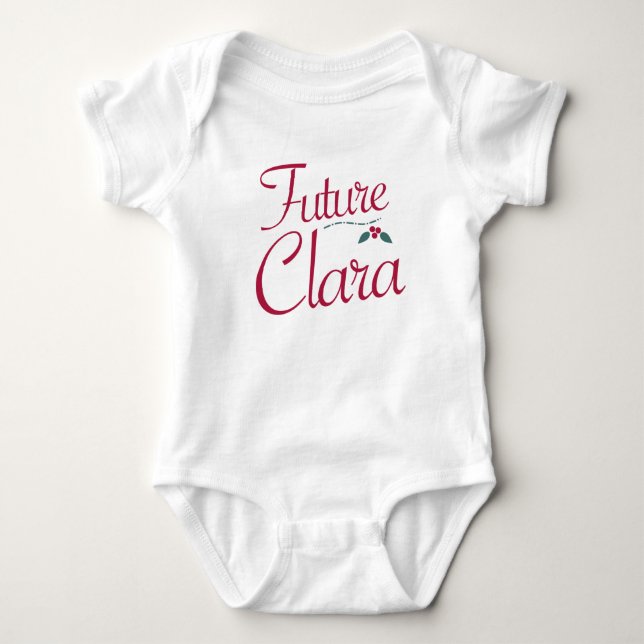 Body Para Bebé Futuro Clara Cascanueces (Anverso)