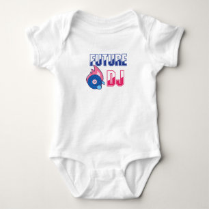 Body Para Bebé Futuro D.J. Niño unisex chica DJ rosado azul