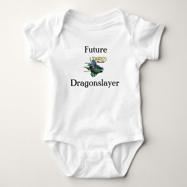 Body Para Bebé Futuro, Dragonslayer (Anverso)