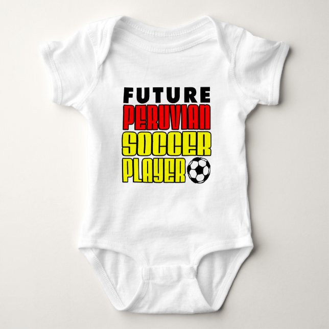 Body Para Bebé Futuro futbolista peruano (Anverso)