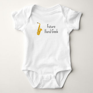 Body Para Bebé Futuro geek del saxofón de la banda