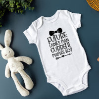 Futuro hombre, el diseño actual del niño de mamá