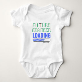 Body Para Bebé Futuro Ingeniero Cargando Funny Personalizado Unis