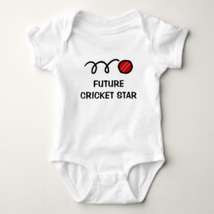 Body Para Bebé Futuro jugador de cricket   Ropa de bebé