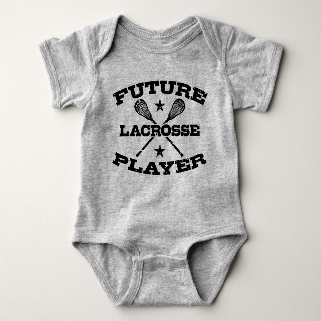 Body Para Bebé Futuro jugador de Lacrosse (Anverso)