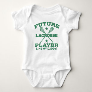 Body Para Bebé Futuro jugador de Lacrosse Como Mi Papi