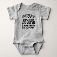 Futuro maestro brasileño Jiu Jitsu como mi papá