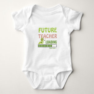 Body Para Bebé Futuro Maestro Cargando Ducha de Hermosa Oruga