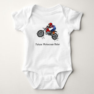 Body Para Bebé Futuro Motocross Rider Baby Bodysuit