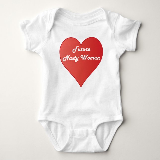 Body Para Bebé Futuro mujer desagradable (Anverso)