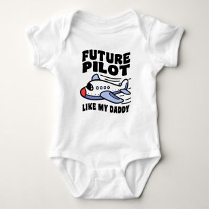 Body Para Bebé Futuro Piloto Como Mi Papi