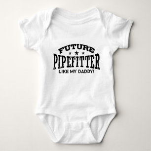 Body Para Bebé Futuro Pipefitter como mi papá