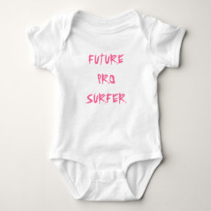 Body Para Bebé futuro profesional del surfista(chica)