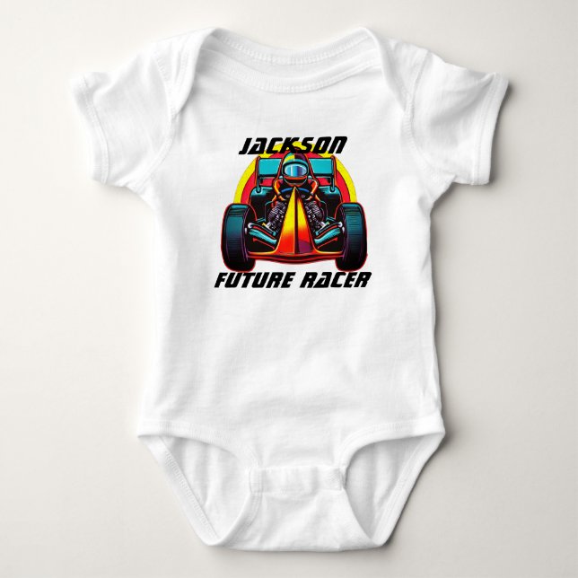Body Para Bebé Futuro Racer (Anverso)