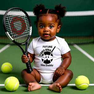 Body Para Bebé 🎾 Futuro Tennis ninja! [como papá]