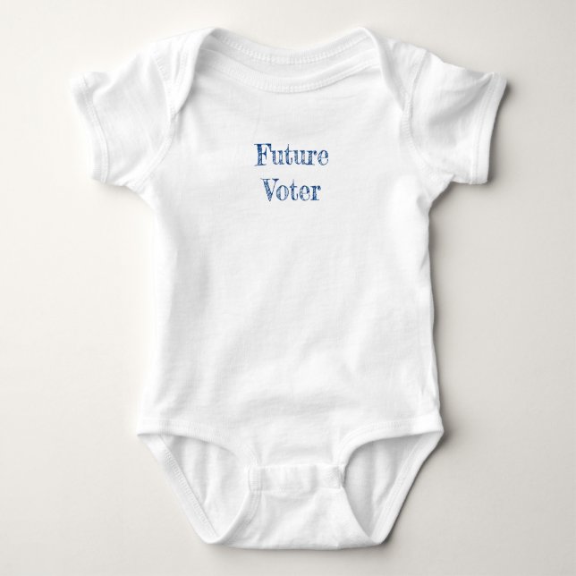 Body Para Bebé Futuro votante (Anverso)