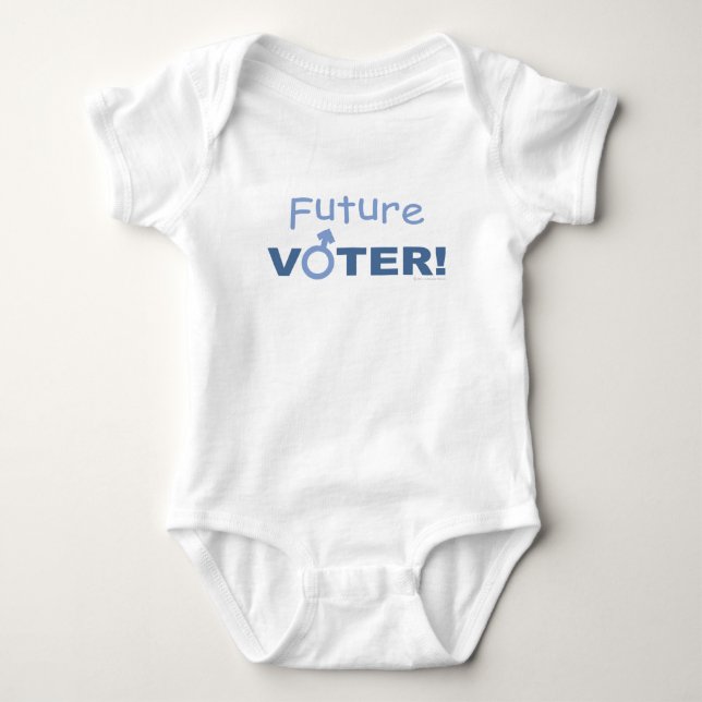Body Para Bebé ¡Futuro votante! Romper del niño (Anverso)