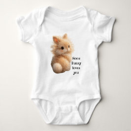 Body Para Bebé Fuzzy bunny: Some Bunny Loves You
