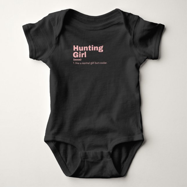 Body Para Bebé g Girl - Hunting (Anverso)