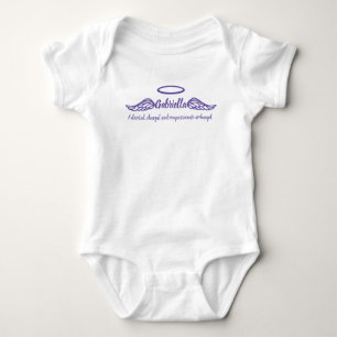Body Para Bebé Gabriella chicas nombre y quiere decir alitas de á