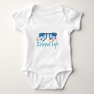Body Para Bebé Gafas de sol Island Life