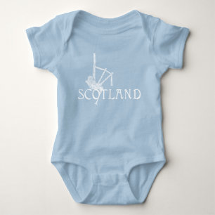 Body Para Bebé Gaitas de Escocia, diseño del escocés