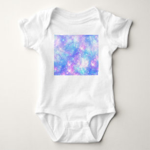 Body Para Bebé Galaxia Mágica: Estampado de Estrella Azul Rosa